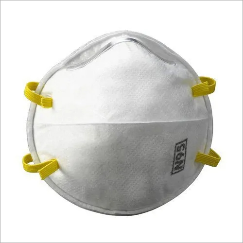 N95 Face Mask - Nonwoven Synthetic Fabric, Standard Size, Unisex | Application: Hospital, Clinic, Household, Protection from Germs