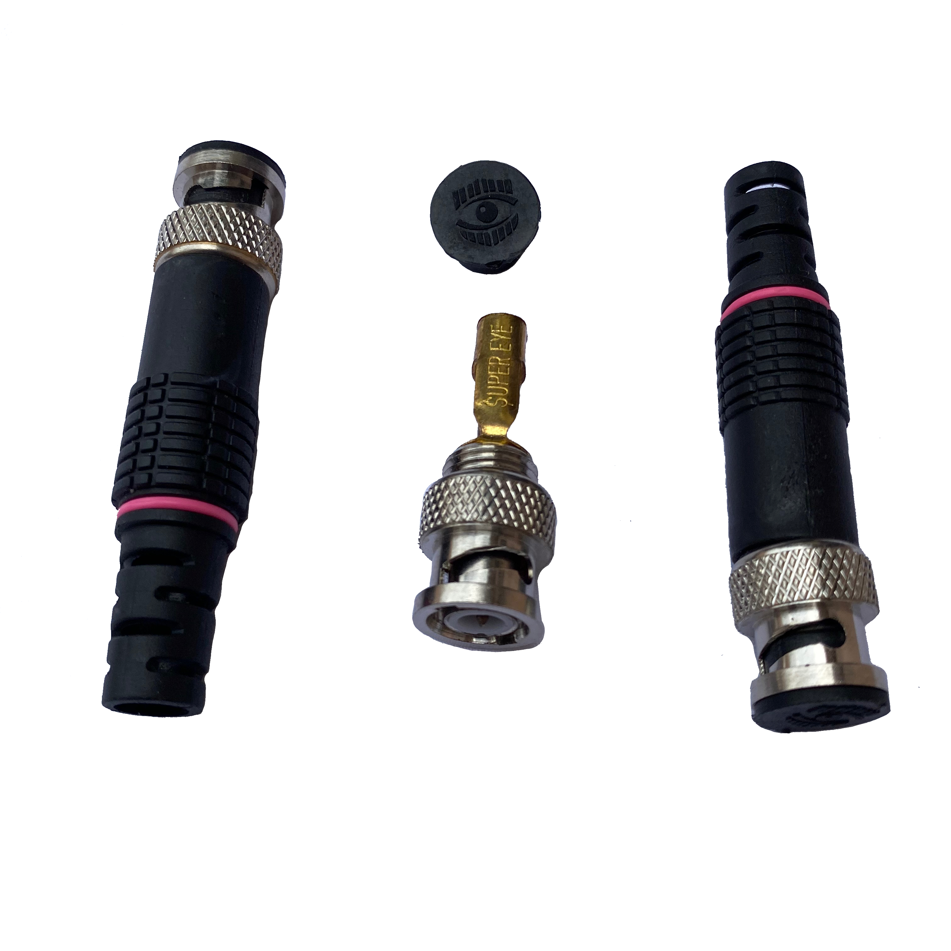 Bnc Connector - High Quality Zinc Alloy, Black Finish | Easy Installation, No Electrical Tap, No Splicing, No Crimping