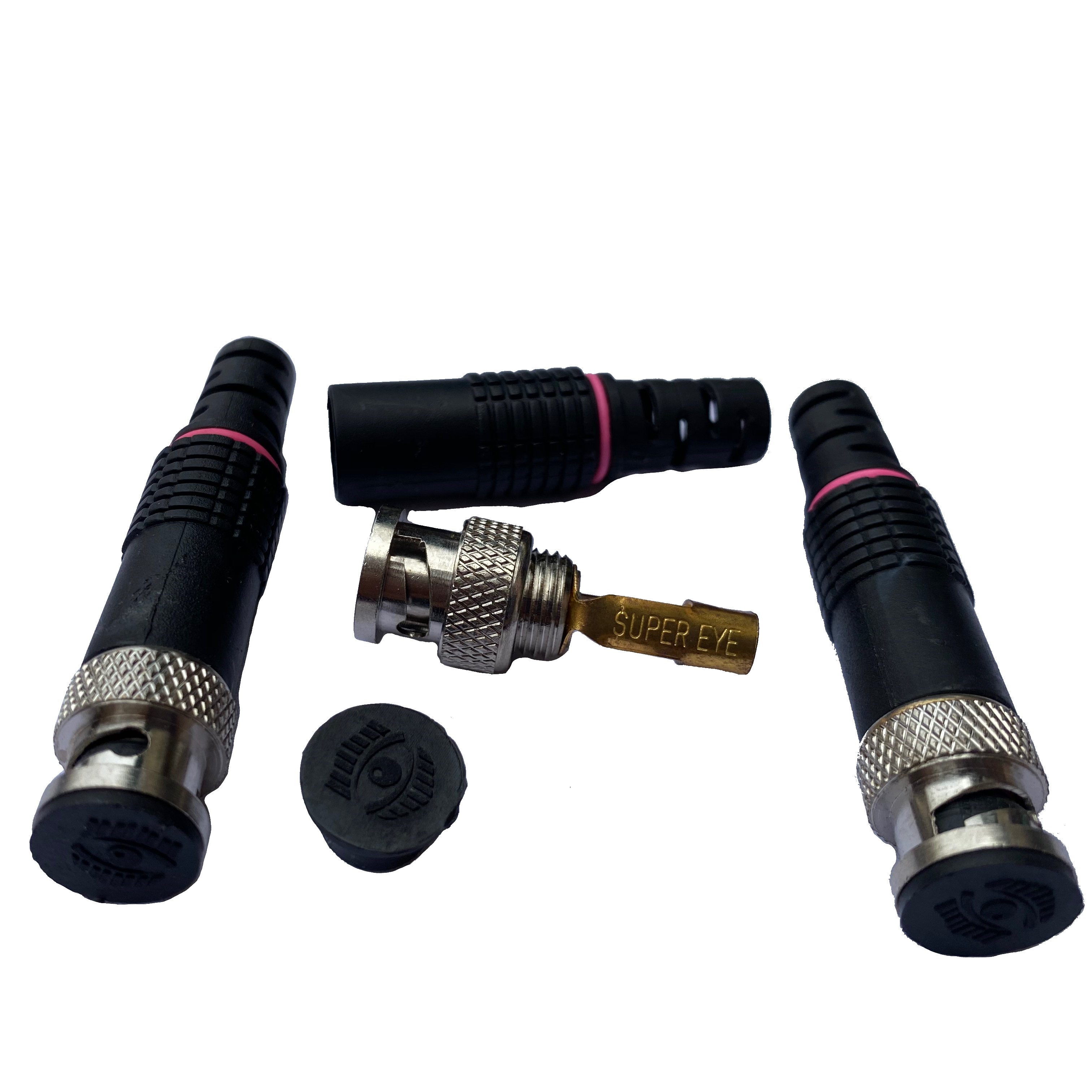 Bnc Connector - High Quality Zinc Alloy, Black Finish | Easy Installation, No Electrical Tap, No Splicing, No Crimping
