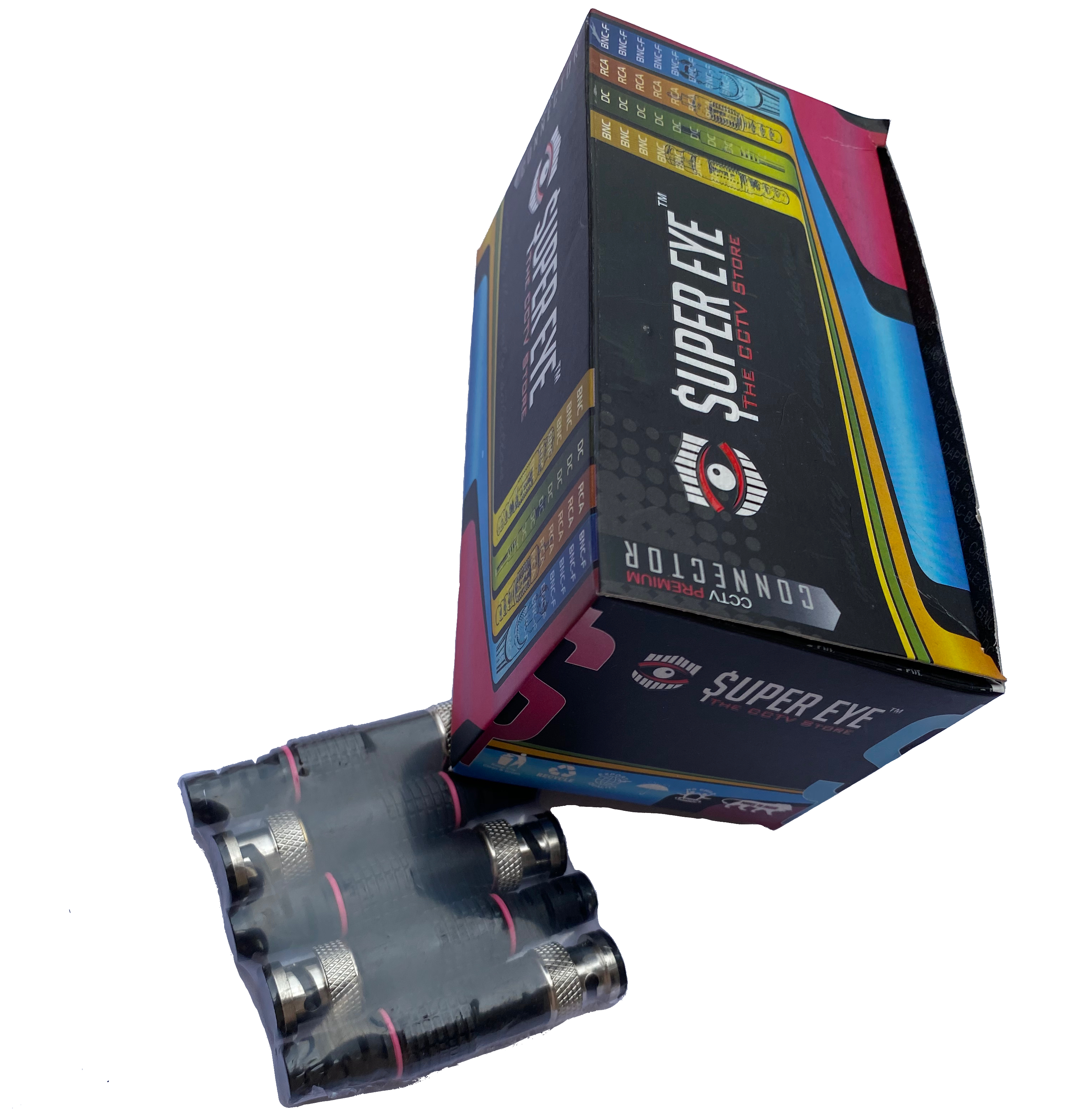 Bnc Connector - High Quality Zinc Alloy, Black Finish | Easy Installation, No Electrical Tap, No Splicing, No Crimping