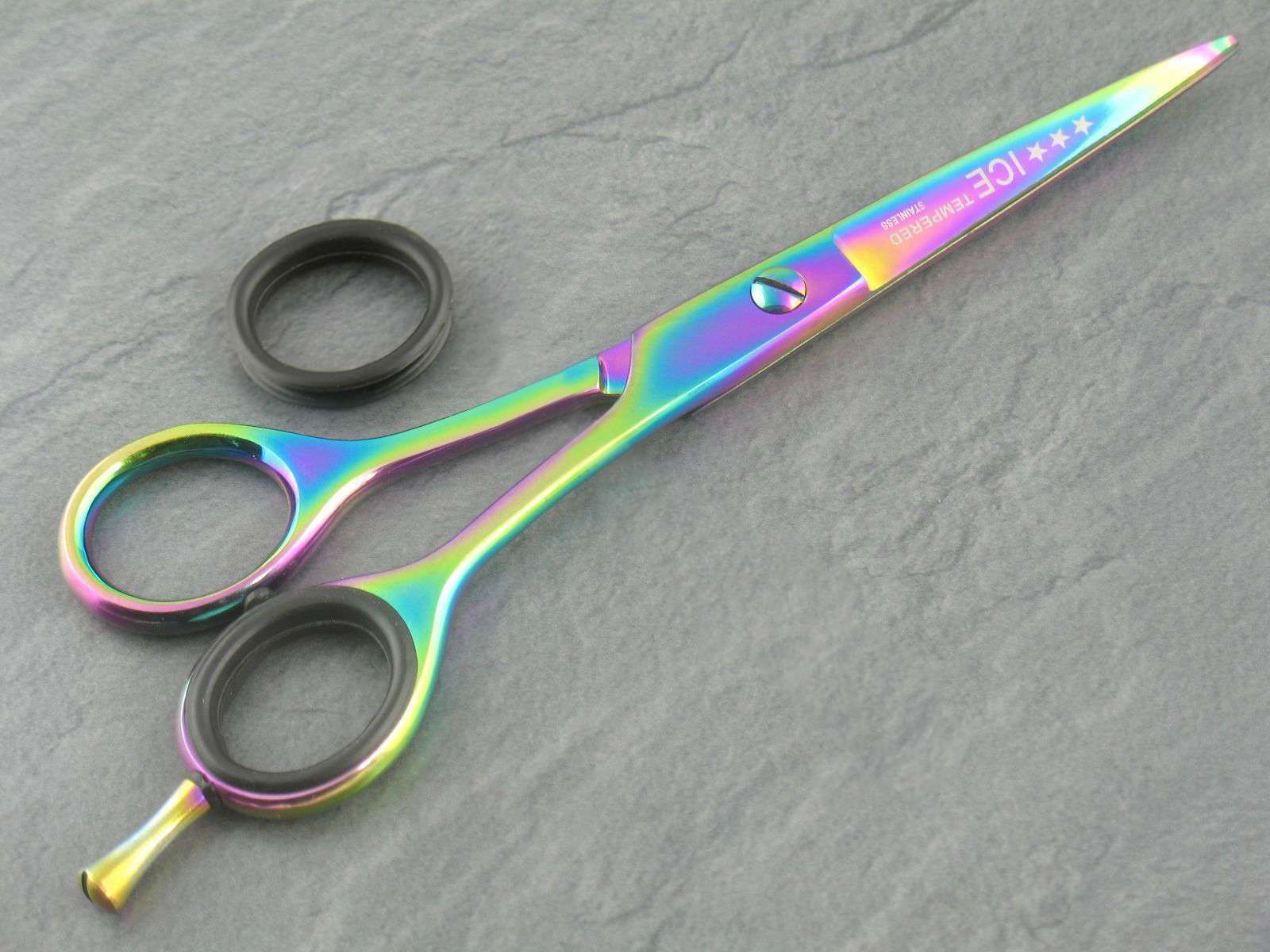 Silver Professional Hairdressing Barber And Thinning Scissors Set
