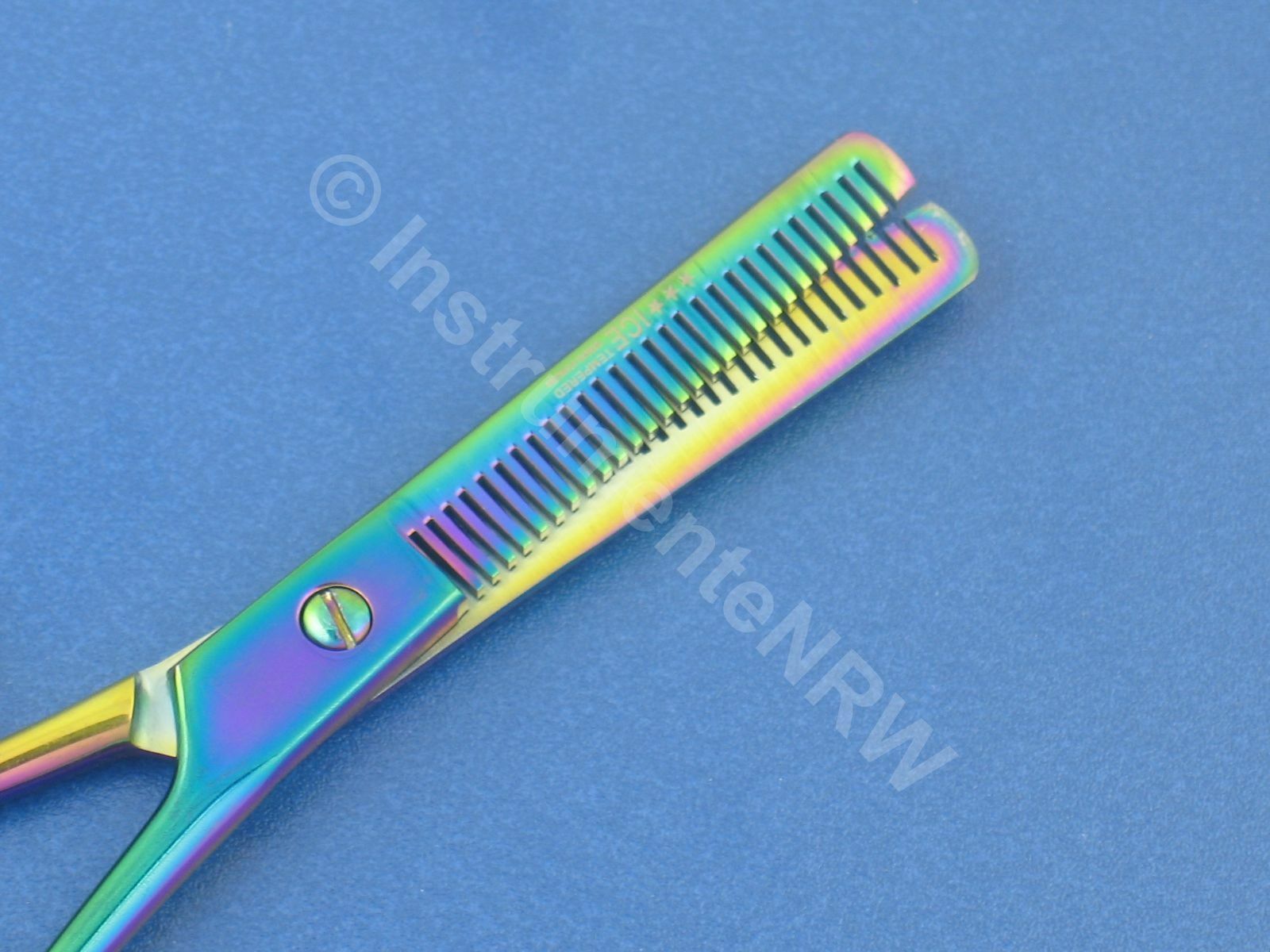 Silver Professional Hairdressing Barber And Thinning Scissors Set