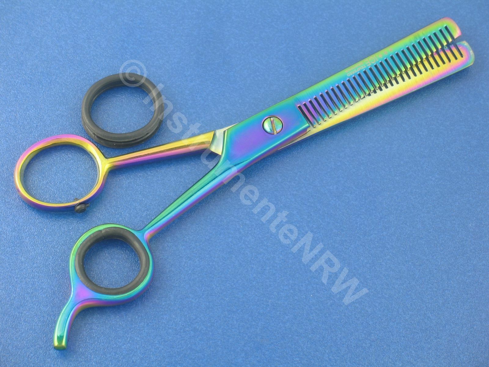 Silver Professional Hairdressing Barber And Thinning Scissors Set