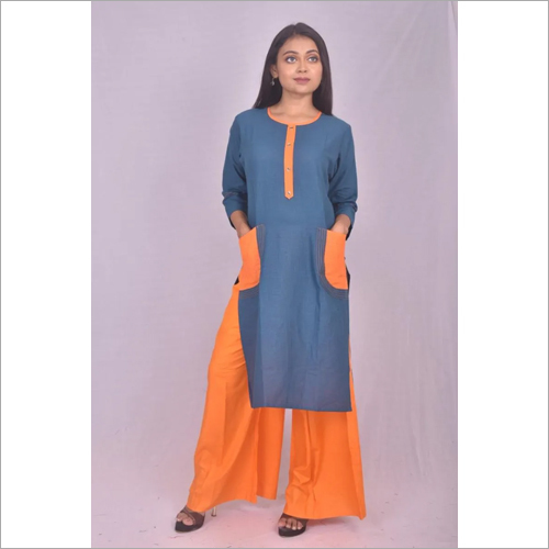 महिलाओं के कुर्तियों के साथ पलाज़ो