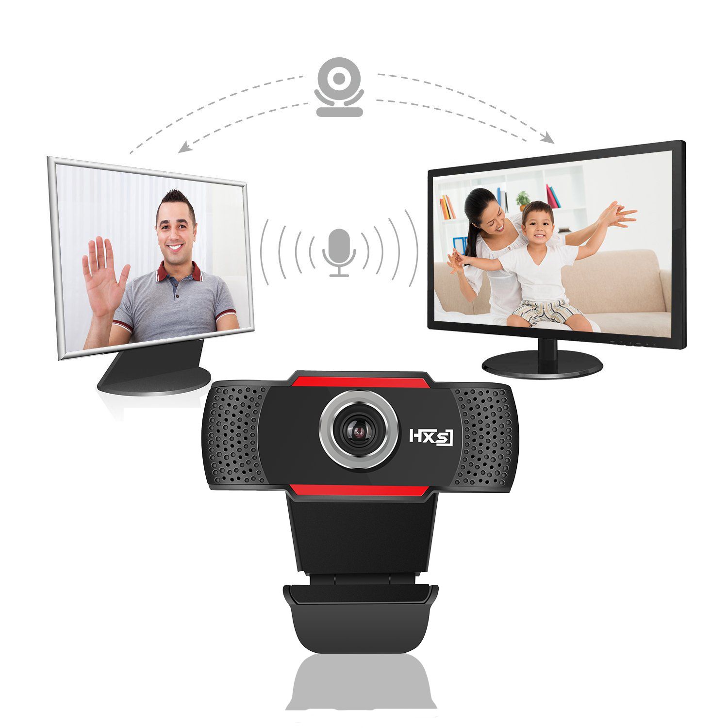 Hd Webcam 720p Built-in 10 M Sound-absorbing Microphone S30 Application: Up And Down 30 Degrees Can Be Rotated