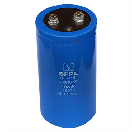 Power Dc Capacitor - 450v, 4700î¼f | Compact, Light Weight, High Temperature Operation Up To 105â°c, Anti-corrosive Terminals