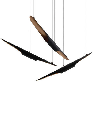 मैट ब्लैक सुजुका झूमर