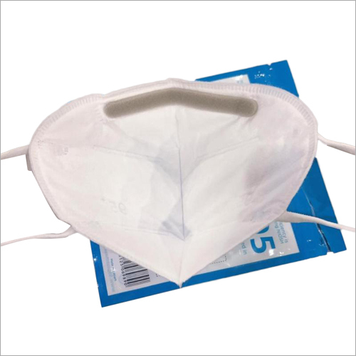 N95 Face Mask - Standard Size, White | Unisex Protection For Hospitals, Clinics, Households From Germs And Pollutants