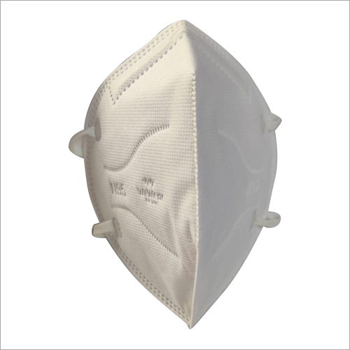 N95 Face Mask - Standard Size, White | Unisex Protection For Hospitals, Clinics, Households From Germs And Pollutants