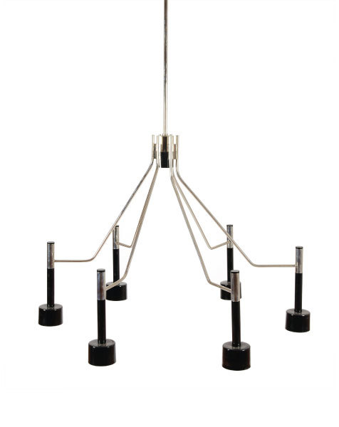 Matte Black Winston Chandelier