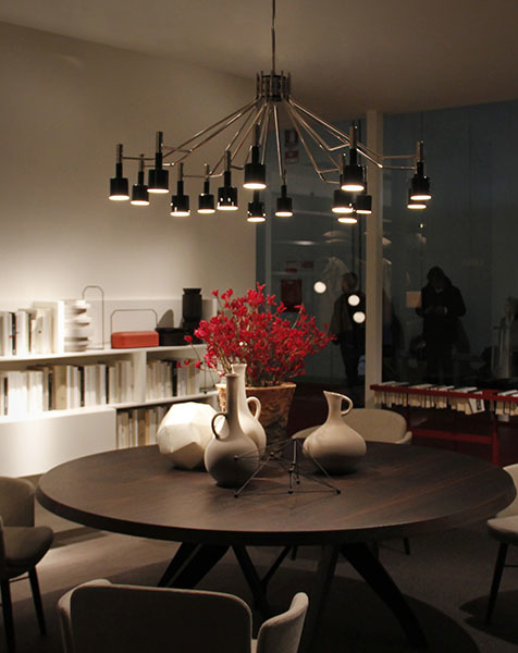 Matte Black Winston Chandelier