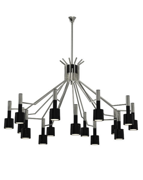 Matte Black Winston Chandelier