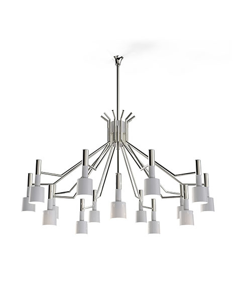 Matte Black Winston Chandelier