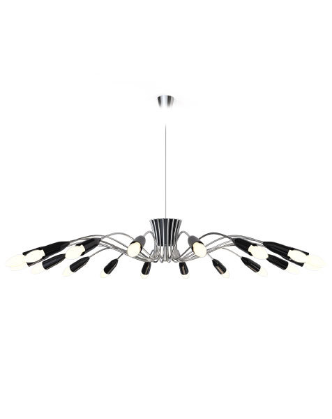 Gold Alpha Chandelier