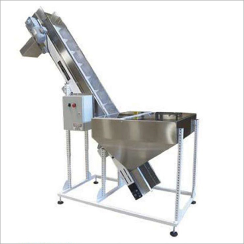 Silver Industrial Feeding Conveyor