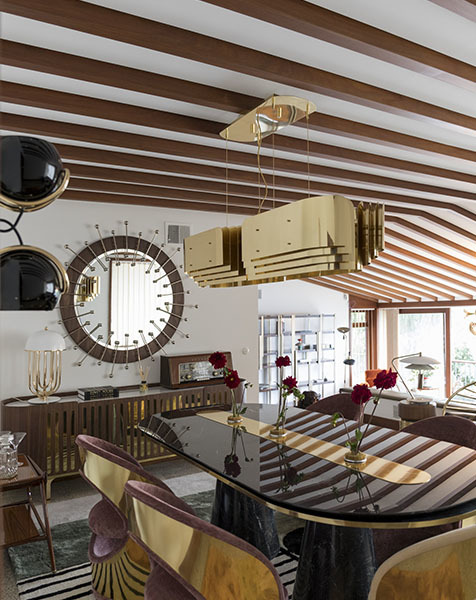 Gold Daniel Chandelier