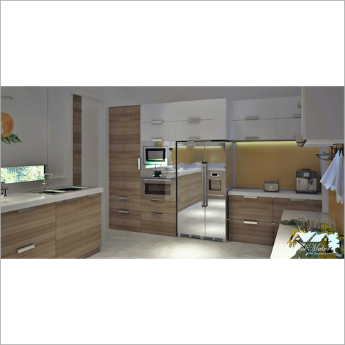 High Gloss Modular Kitchen