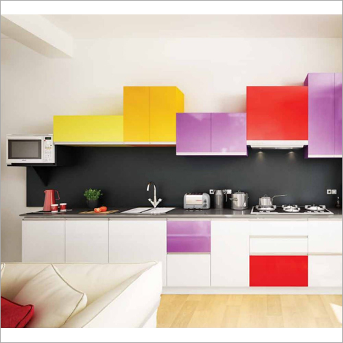 High Gloss Modular Kitchen