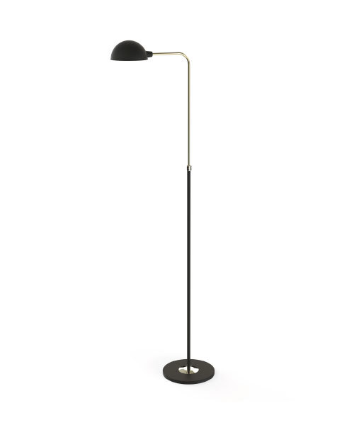Matte Black Newton Floor Lamp