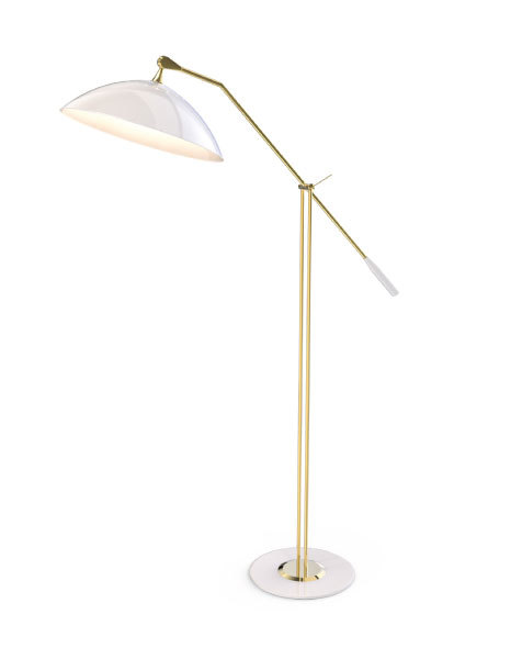 Matte Black Vats Floor Lamp