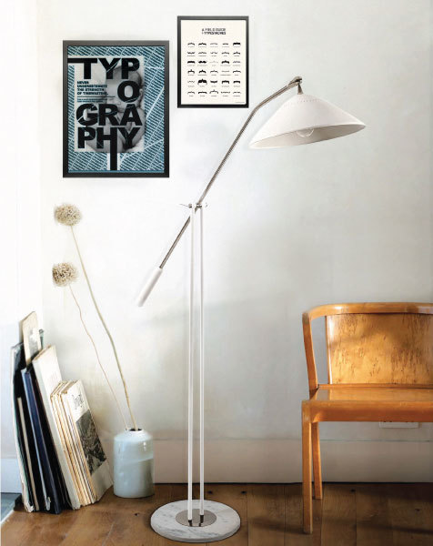 Matte Black Vats Floor Lamp