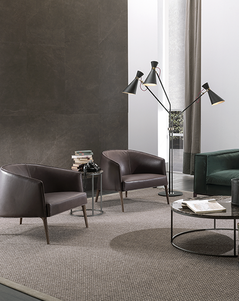 Matte Black Freddy Floor Lamp