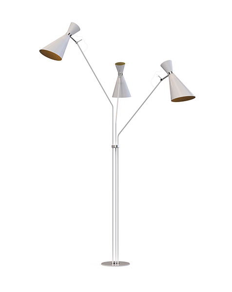Matte Black Freddy Floor Lamp