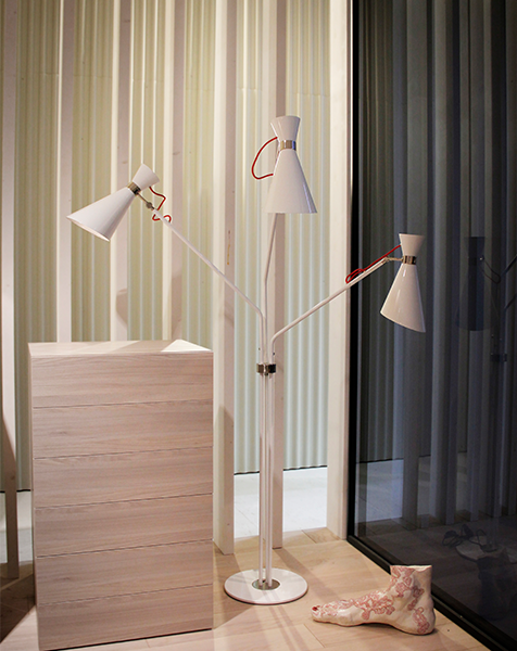 Matte Black Freddy Floor Lamp