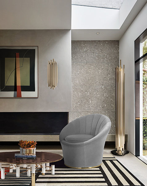 Matte Black Railey Floor Lamp
