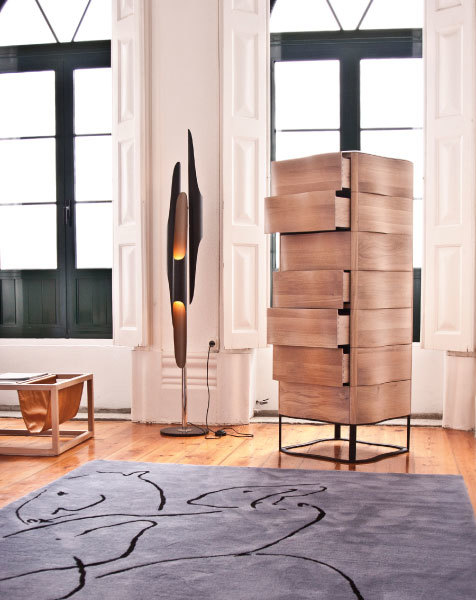 Matte Black Neil Floor Lamp