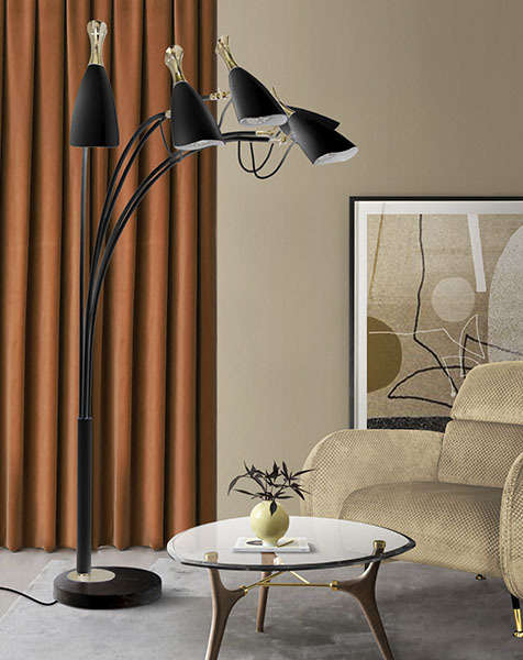 Matte White Pete Floor Lamp
