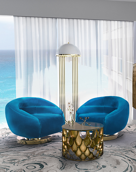 Matte Black Flare Floor Lamp
