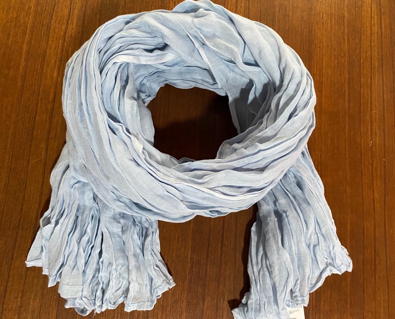 Any Color Viscose Solid Crinkle Snood Infinity Scarf