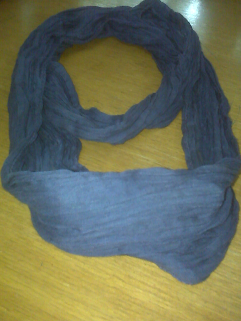 Any Color Viscose Solid Crinkle Snood Infinity Scarf