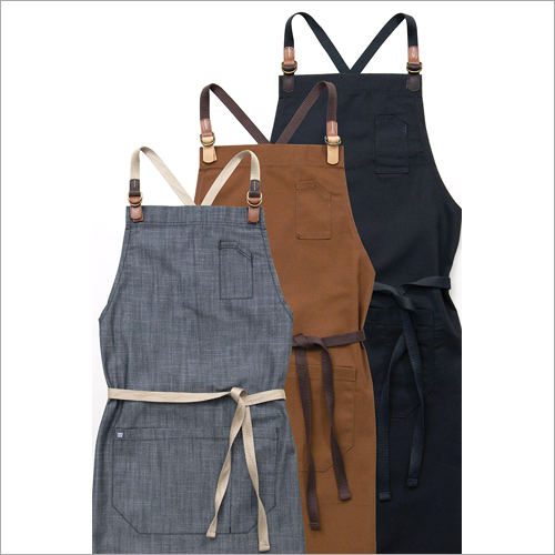 विभिन्न रंगों में उपलब्ध किचन प्लेन एप्रन