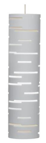 Silver Piper Hanging Light