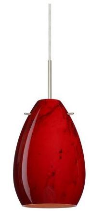 रेड ग्लास ला वाया हैंगिंग लाइट