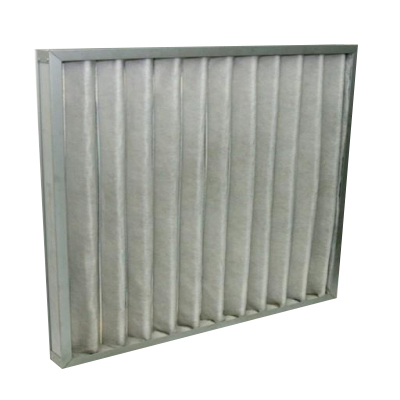Box Type Pre Air Filter - Mild Steel, 2x2 Feet, Grey | Non-Woven Polyester Fiber, Washable, Filtration Rating: 5, 10, 20 Micron, Custom Sizes Available