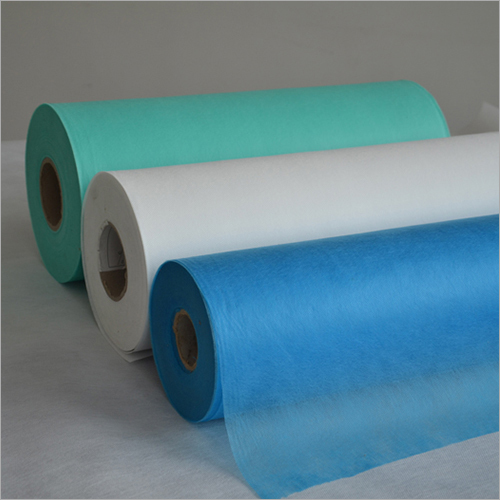 Sms Fabric - Sms Fabric, Blue | Ideal For Garment Industry, Plain Pattern, Versatile For Internal And External Wrapping Of Clinical Gadgets