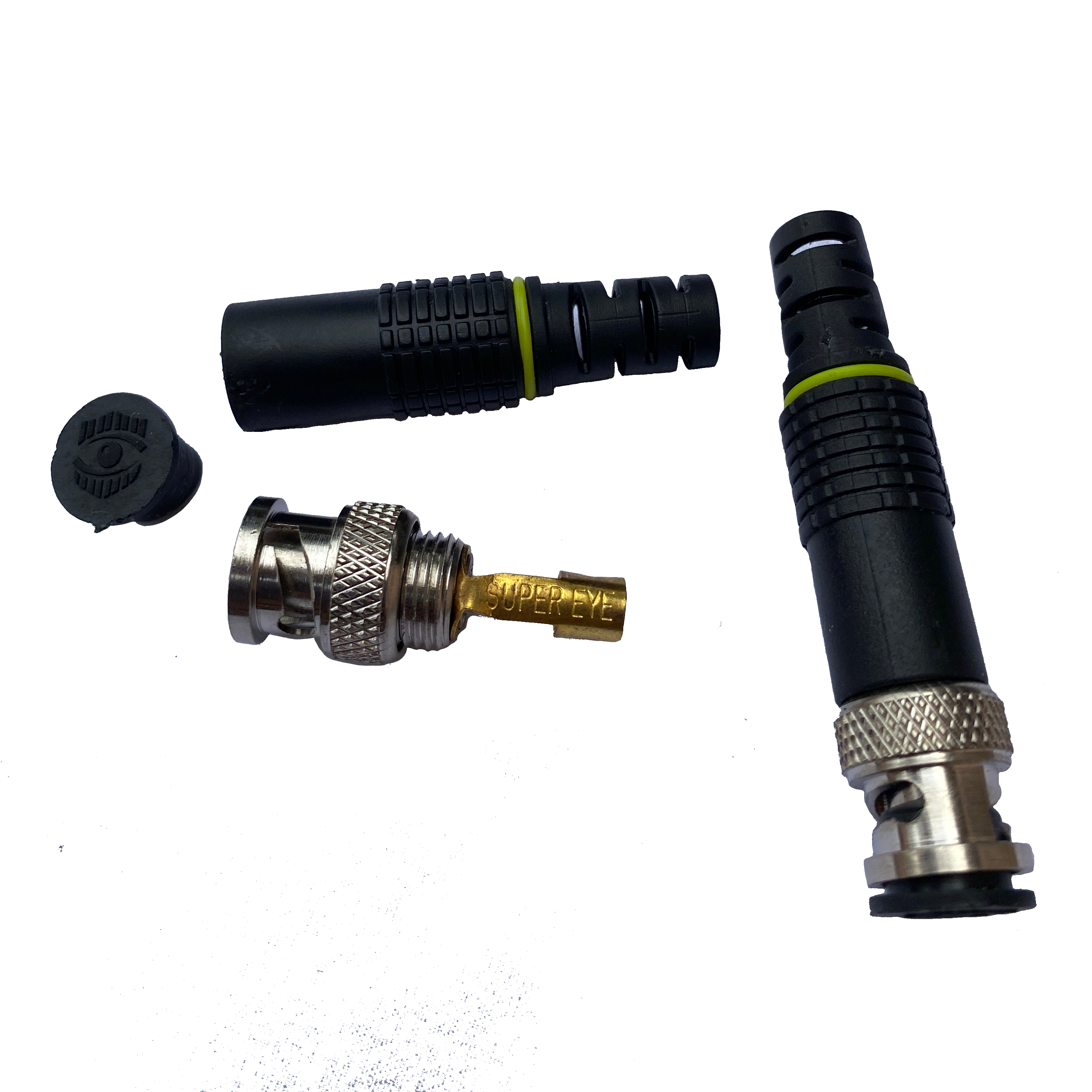 Bnc Connector Brass H Yellow - Plastic Material, Bnc Male Design, Screw Connector Type | Waterproof, Suitable For Digital And Mini Cameras