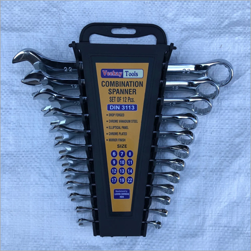 12 Pcs Combination Spanner Mirror Finish