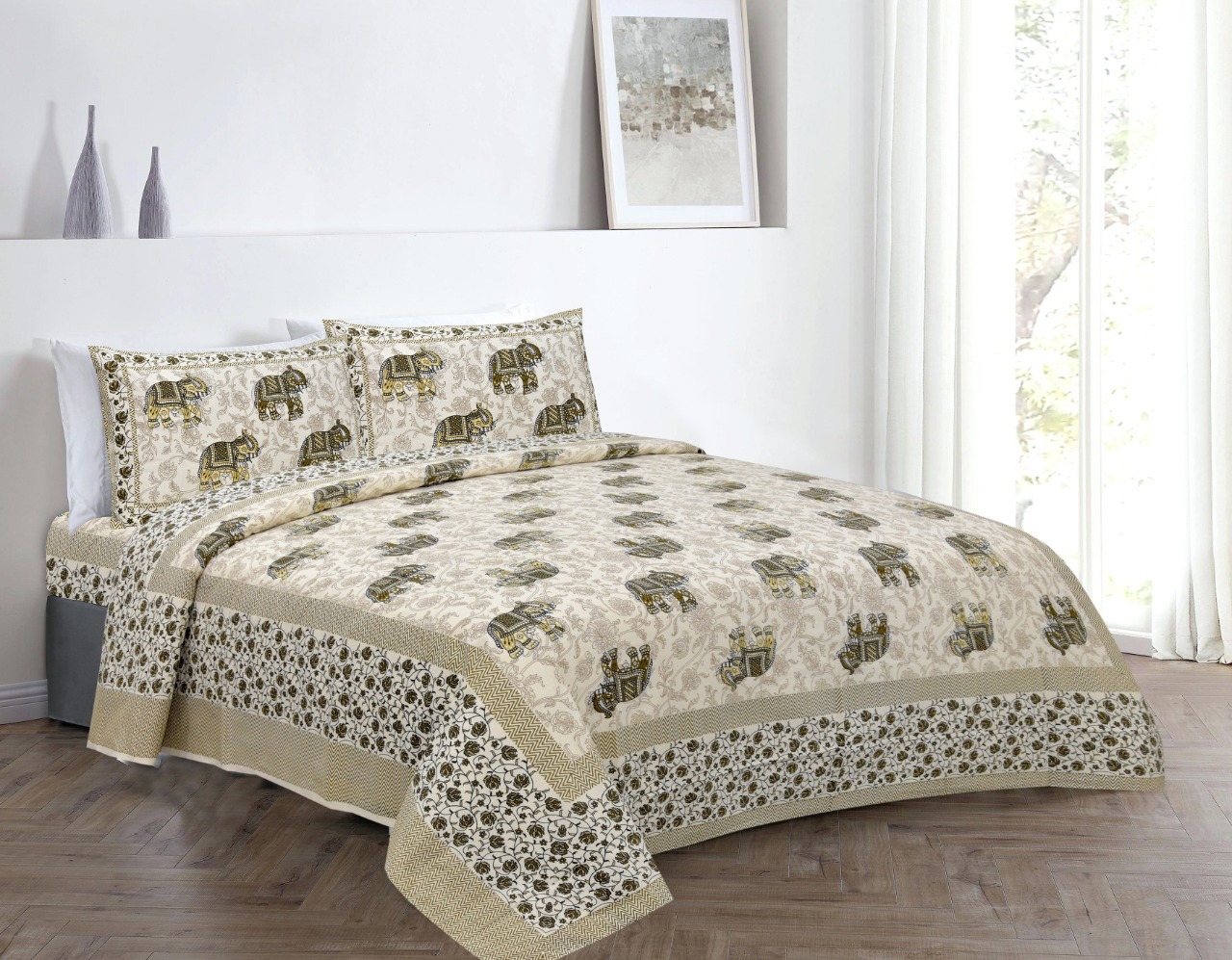 Comforter And Quilt - Cotton Filling, Full Size | Ideal For Household And Commercial Use