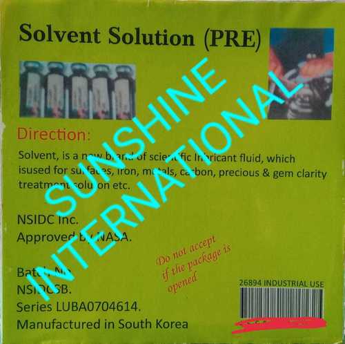 Solvent Solution Purifier