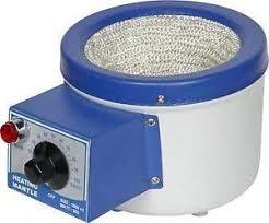 Heating Mantle - Ceramic 500 ml , 500 W Power with 220 V Voltage and 450°C Temperature Range
