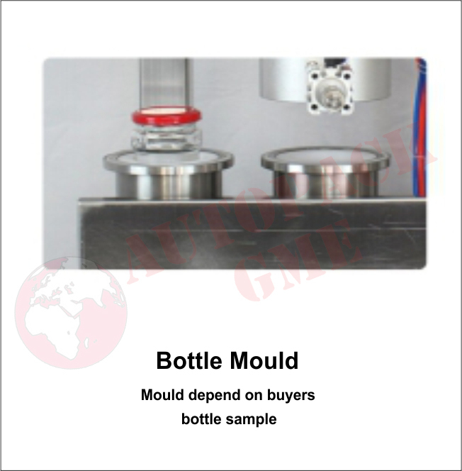 Semi-automatic Glass Bottle Vacuum Capping Machine / Lug Capping Vacuum Type