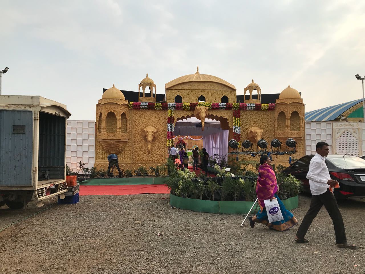 As Per Client Request Fort Style Wedding Gate