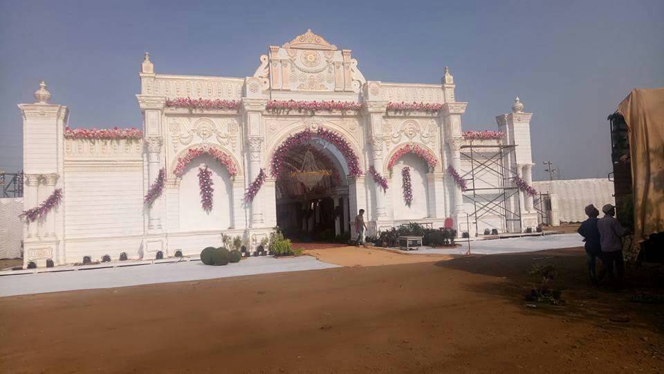 As Per Client Request Fort Style Wedding Gate