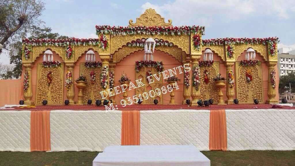 As Per Client Request Fort Style Wedding Gate
