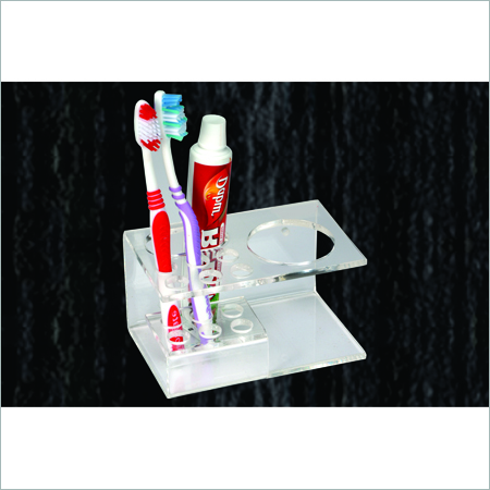 Acrylic Brush Holder - Durable Acrylic Material , Elegant Clear Design for Perfect Organization