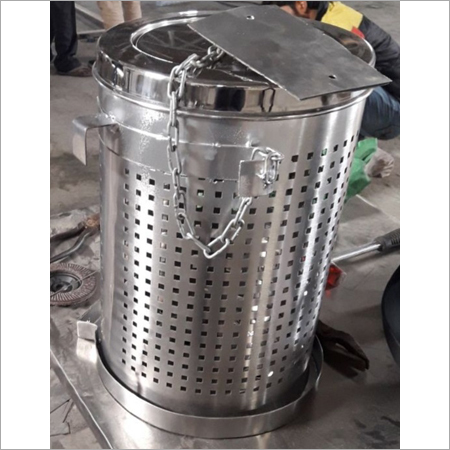 Dual Finish Dustbin With Lock